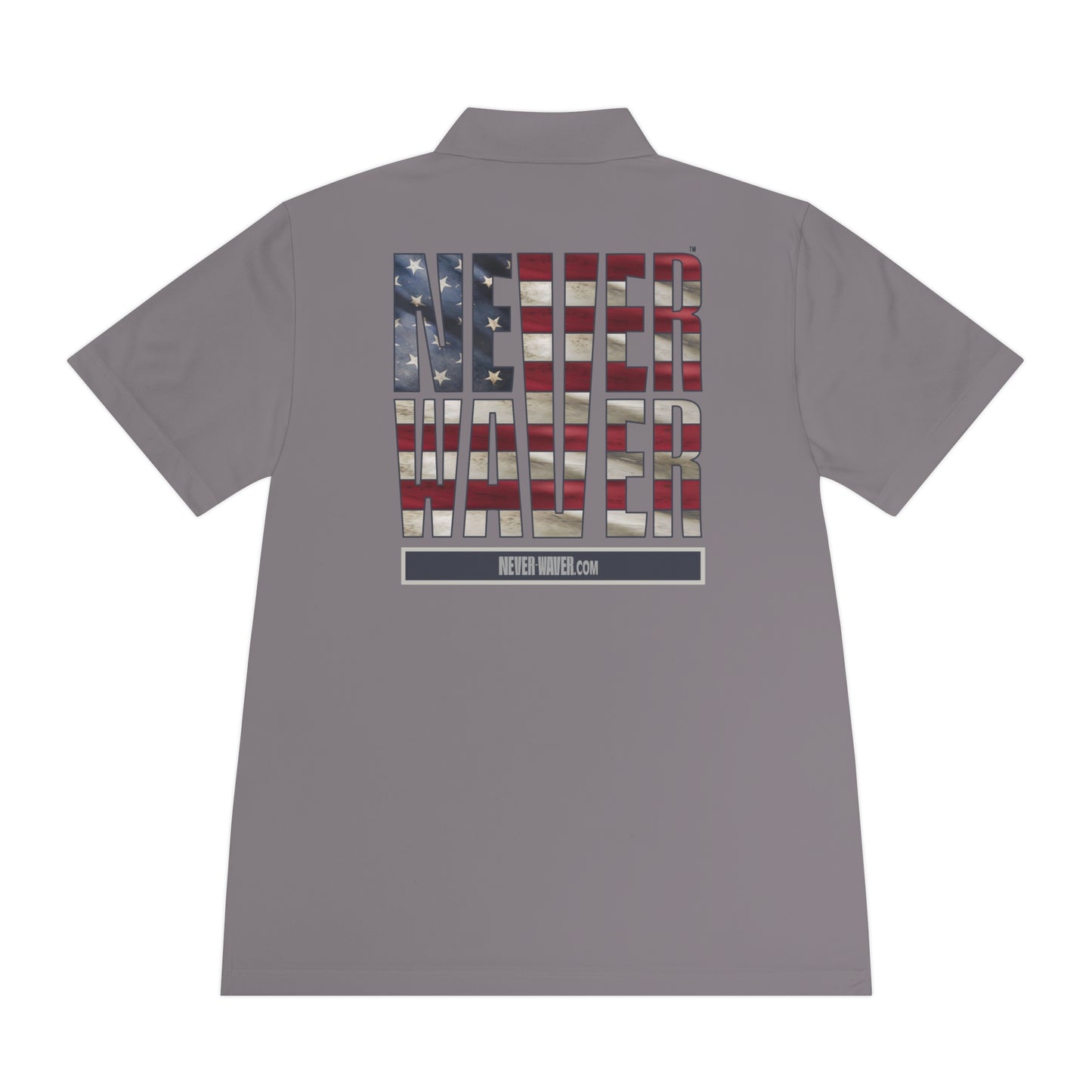 Never Waver Men's Sport Polo Shirt - Never Waver