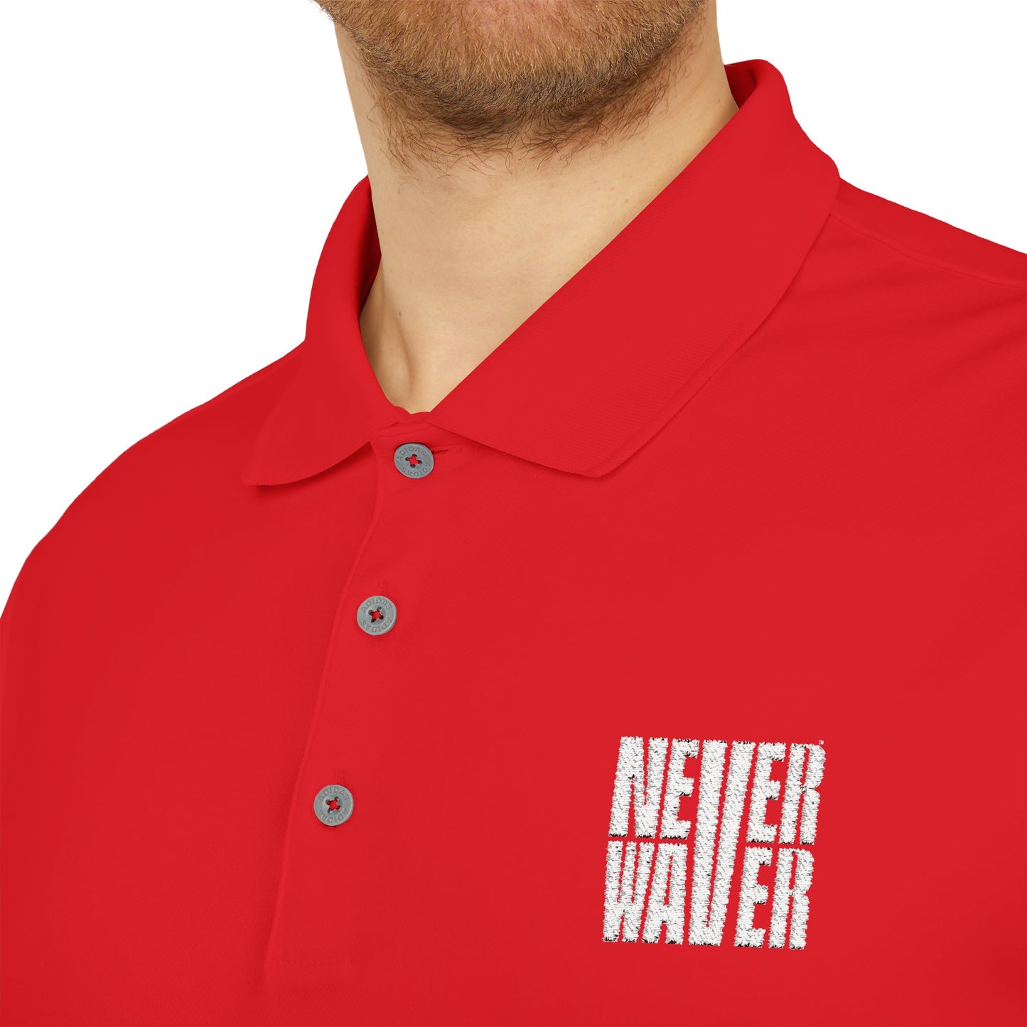 Unisex Never Waver Performance Polo Shirt - Activewear, Gym, Sports, Casual, Gift for Him/Her, Comfortable Fit