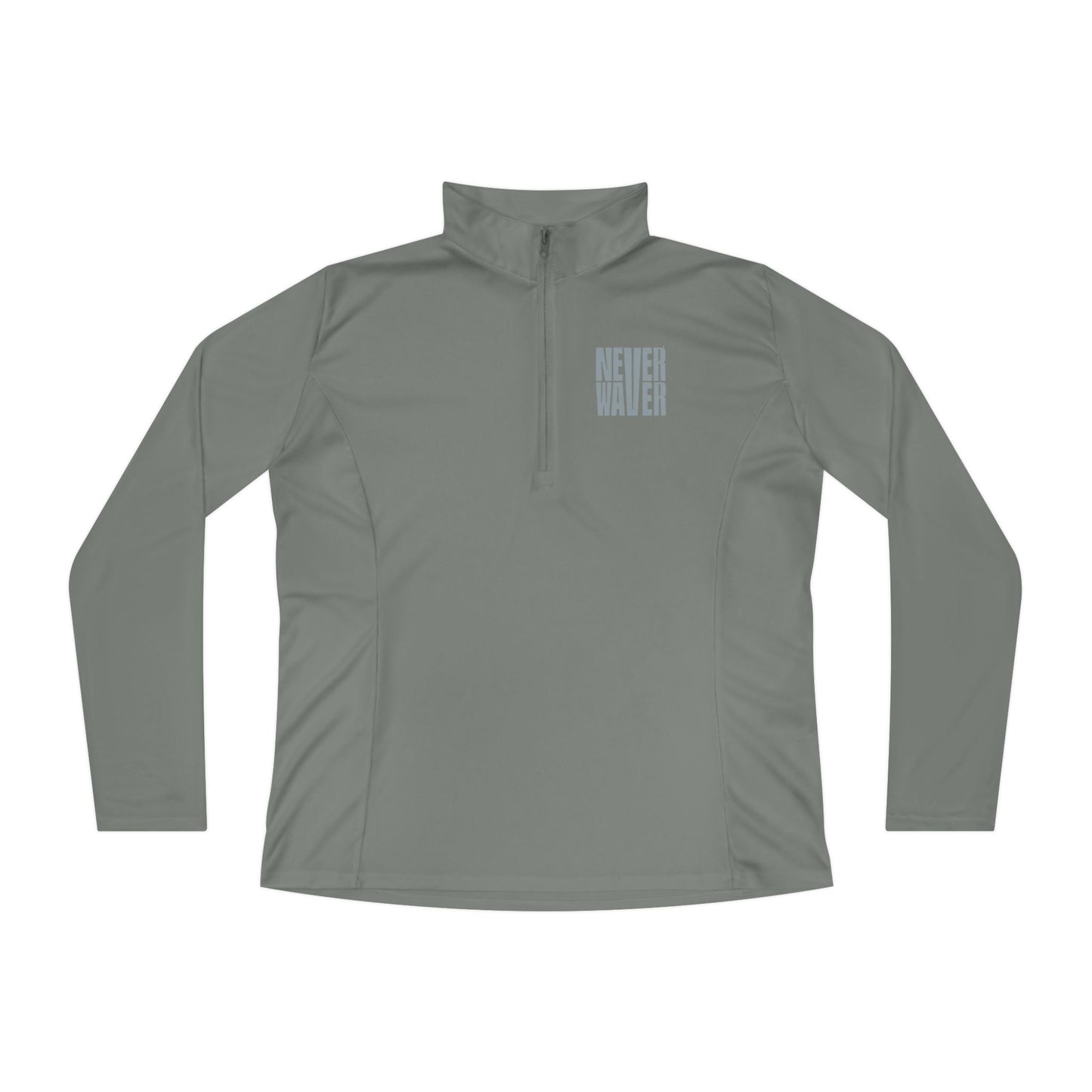 Ladies Quarter-Zip Pullover - Never Waver Activewear - Never Waver