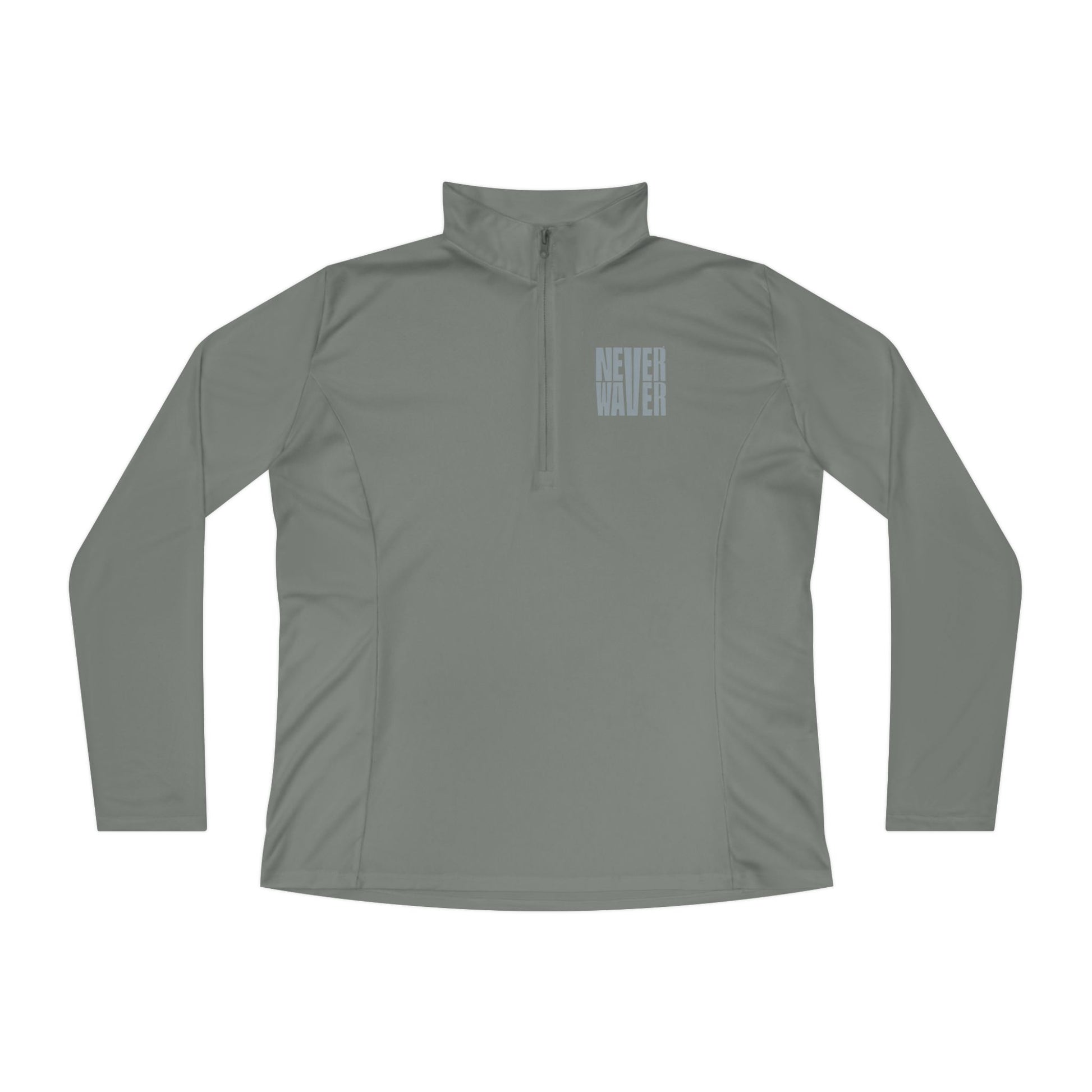 Ladies Quarter-Zip Pullover - Never Waver Activewear - Never Waver
