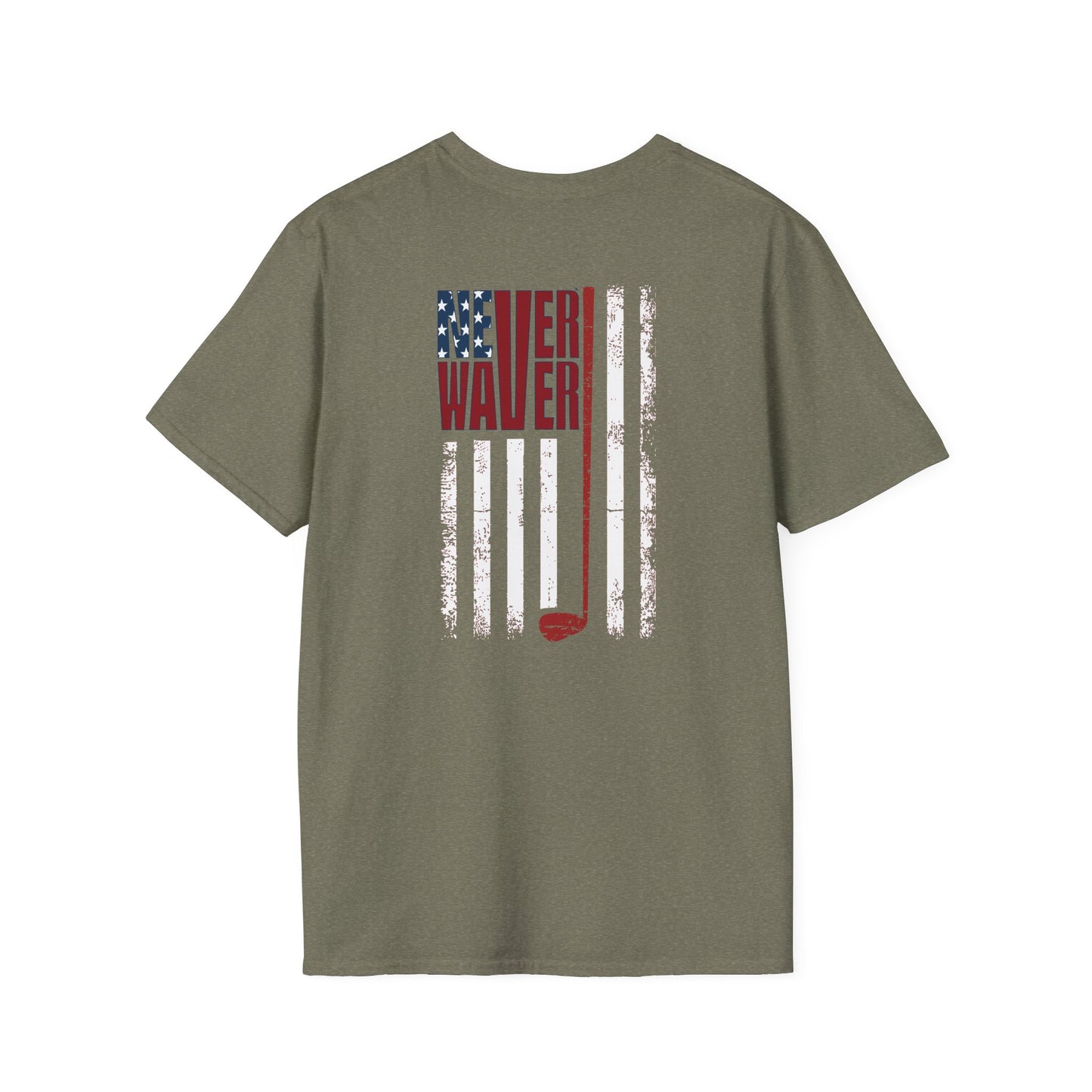 Never Waver Golf Unisex Soft style T-Shirt - Never Waver