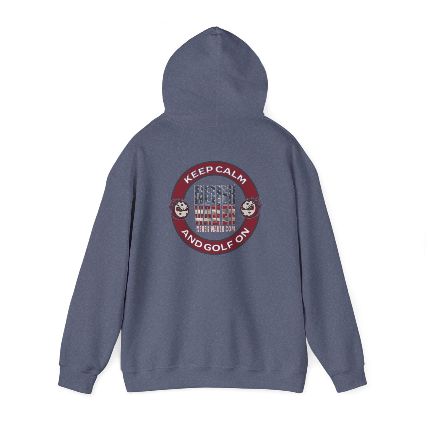 Never Waver Golf Hoodie - Unisex Heavy Blend™ Sweatshirt - Never Waver