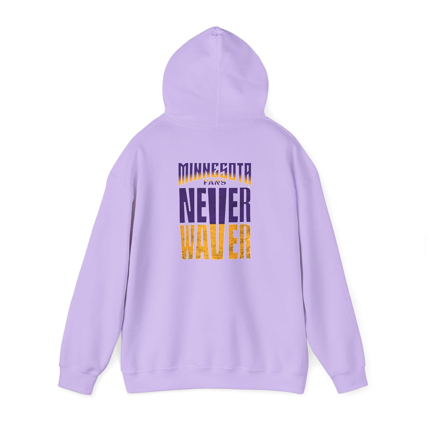 Unisex Heavy Blend™ Hoodie - "Minnesota Fans Never Waver" Design for Comfort and Motivation - Never Waver