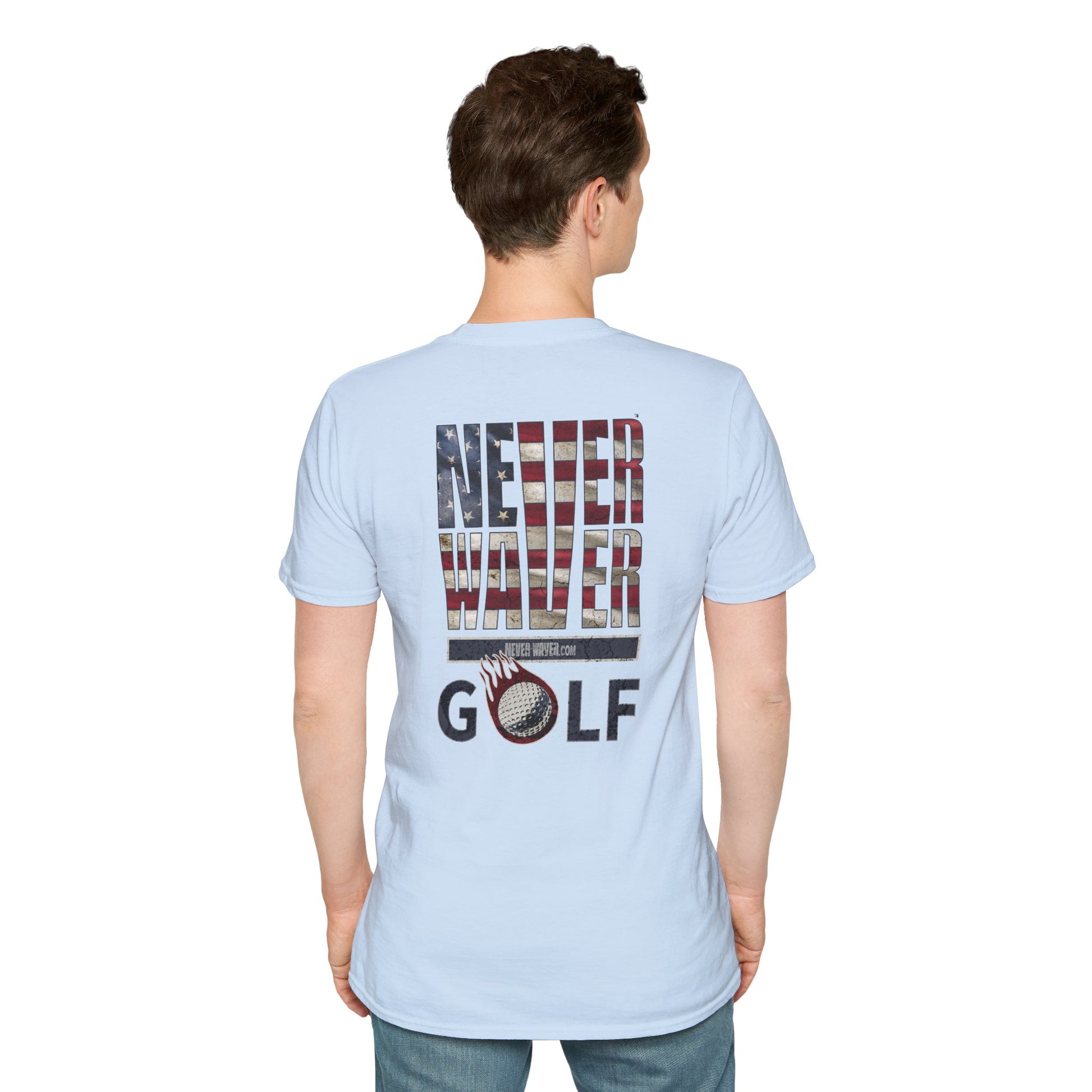 Never Waver Golf Unisex Soft style T-Shirt - Never Waver