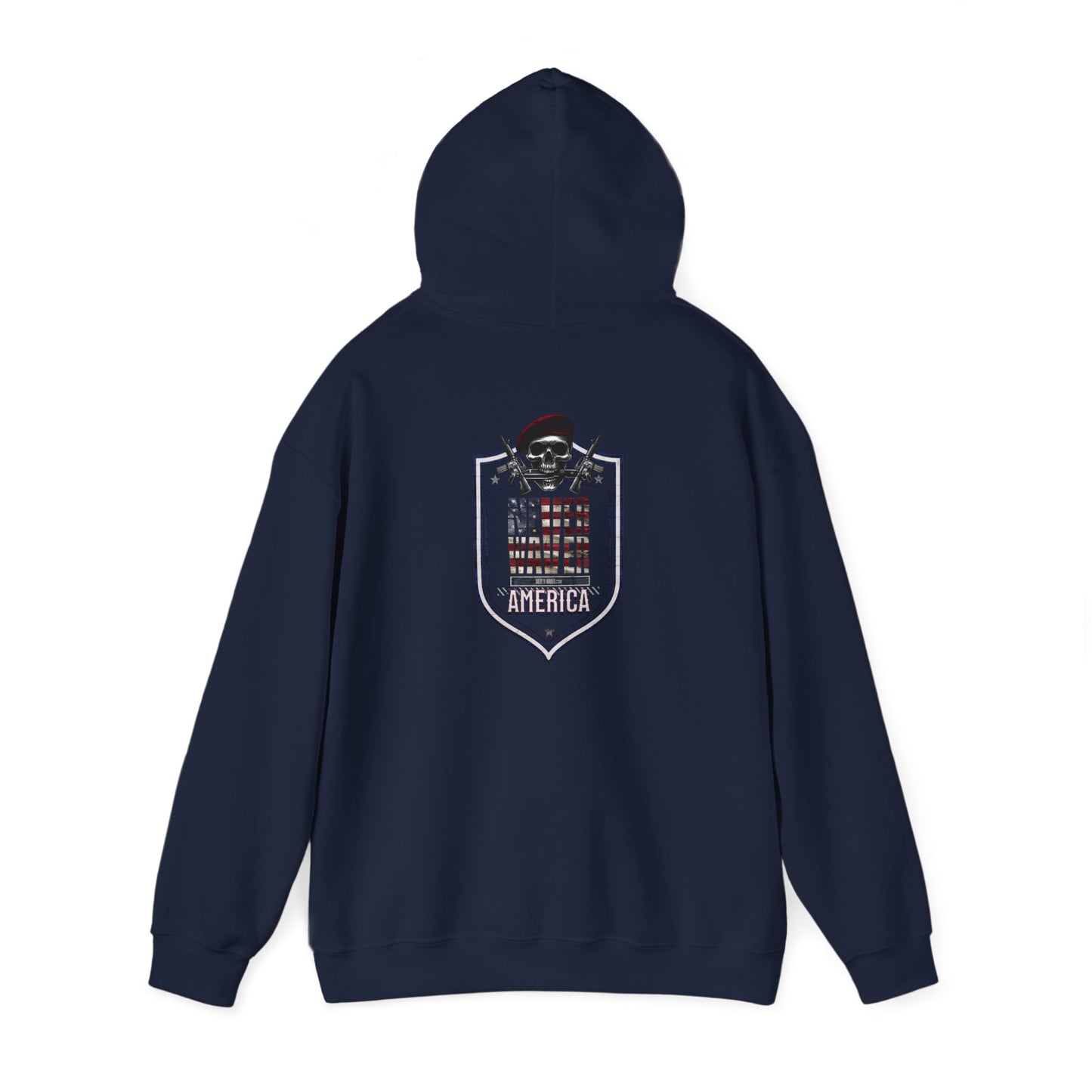 Never Waver Unisex Hooded Sweatshirt - Cozy Casual Wear for Everyday Comfort - Never Waver