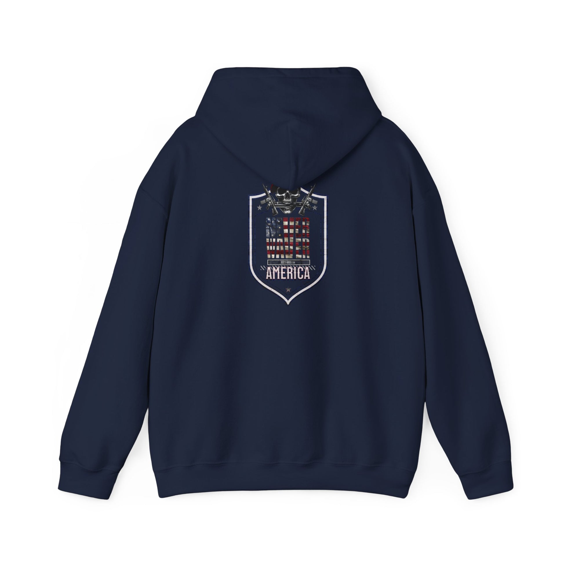 Never Waver Unisex Hooded Sweatshirt - Cozy Casual Wear for Everyday Comfort - Never Waver