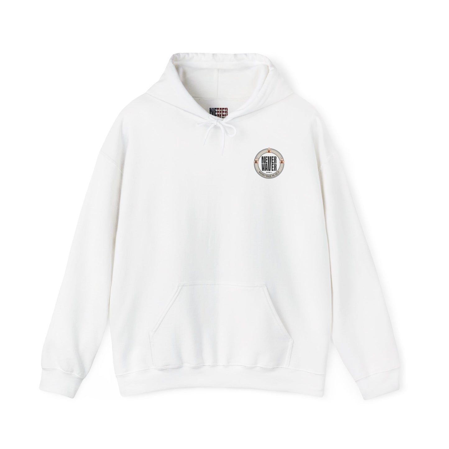 Eco-Friendly Unisex Hoodie: "Never Waver - Whiskey Made me do it?" - Never Waver