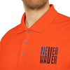Never Waver Embroidered adidas Unisex Performance Polo - Never Waver