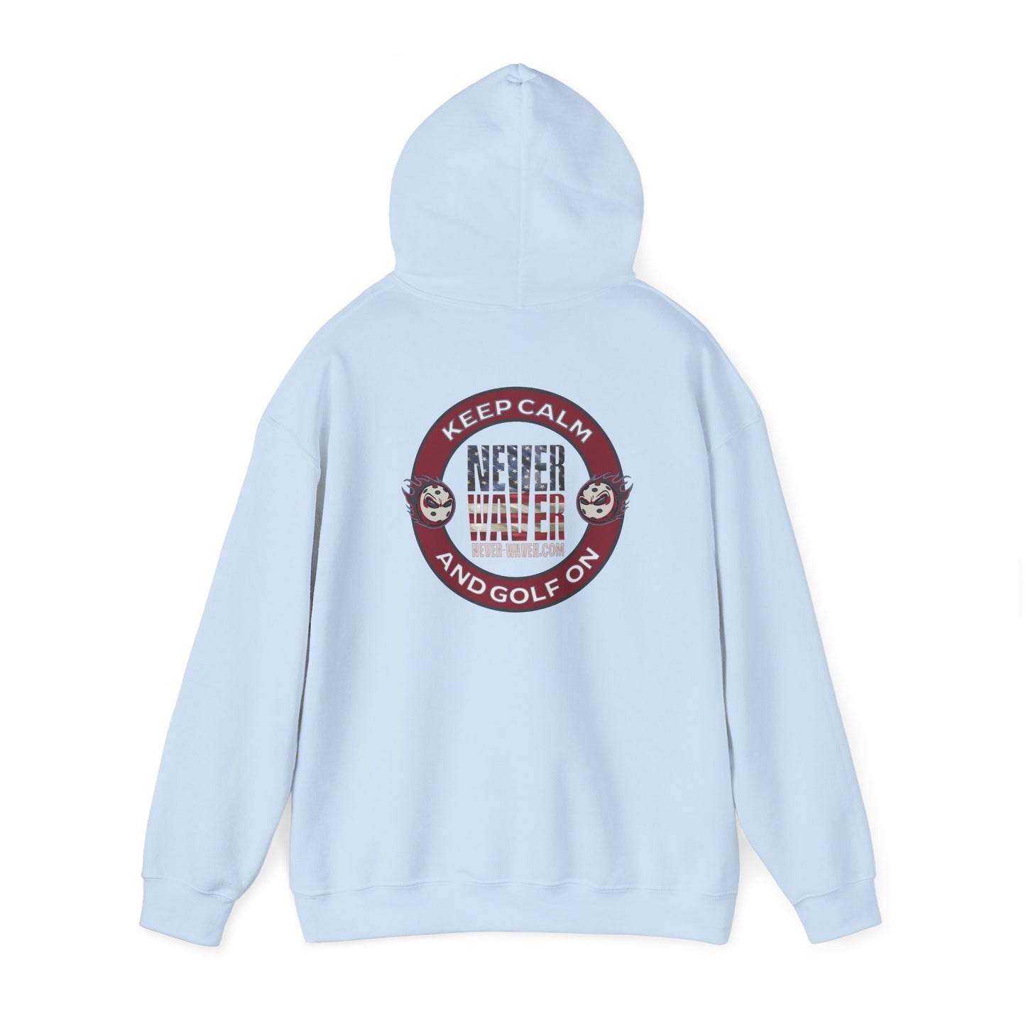 Never Waver Golf Hoodie - Unisex Heavy Blend™ Sweatshirt - Never Waver