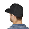 Never Waver Embroidered Cap - Structured White Baseball Hat for Motivation and Style