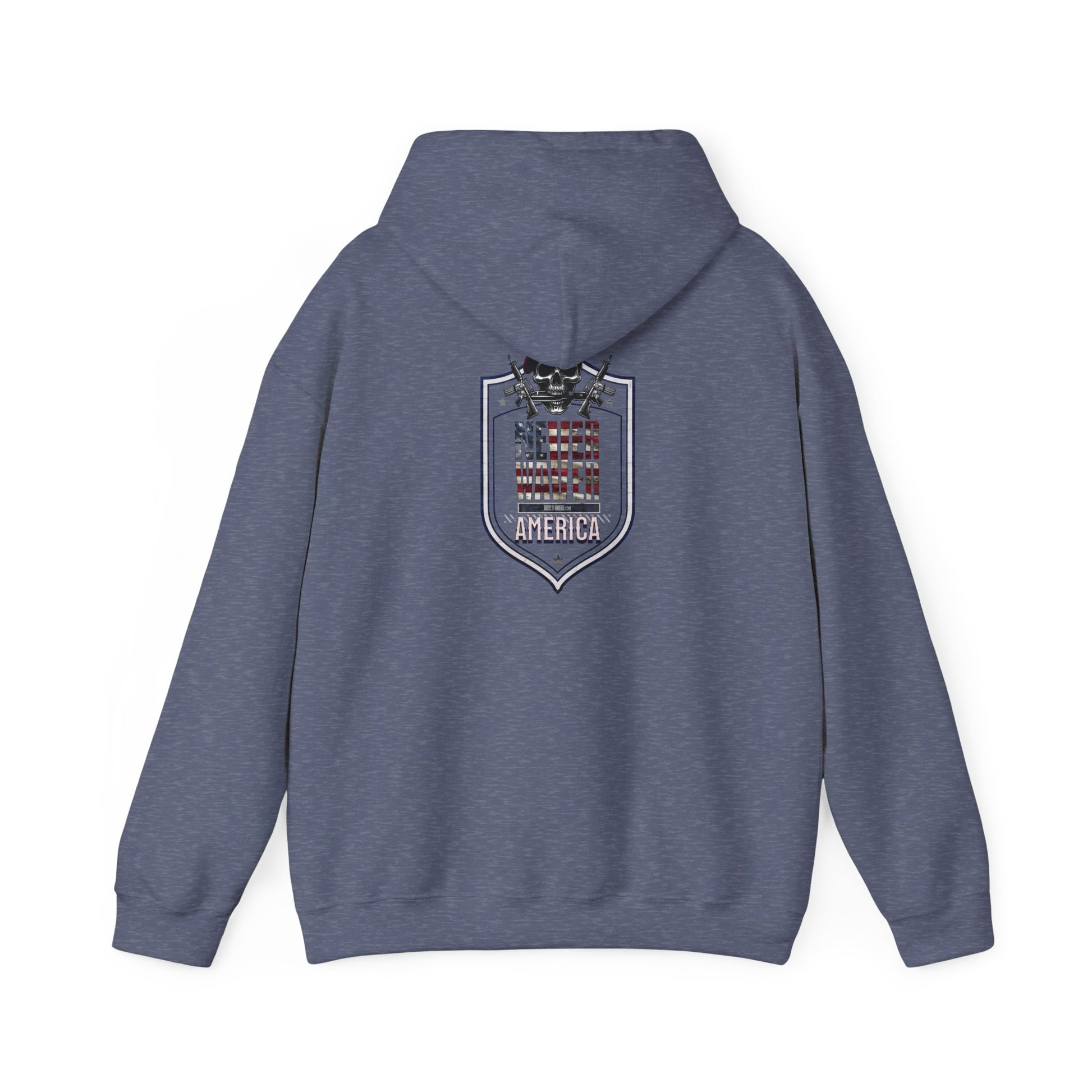 Never Waver Unisex Hooded Sweatshirt - Cozy Casual Wear for Everyday Comfort - Never Waver