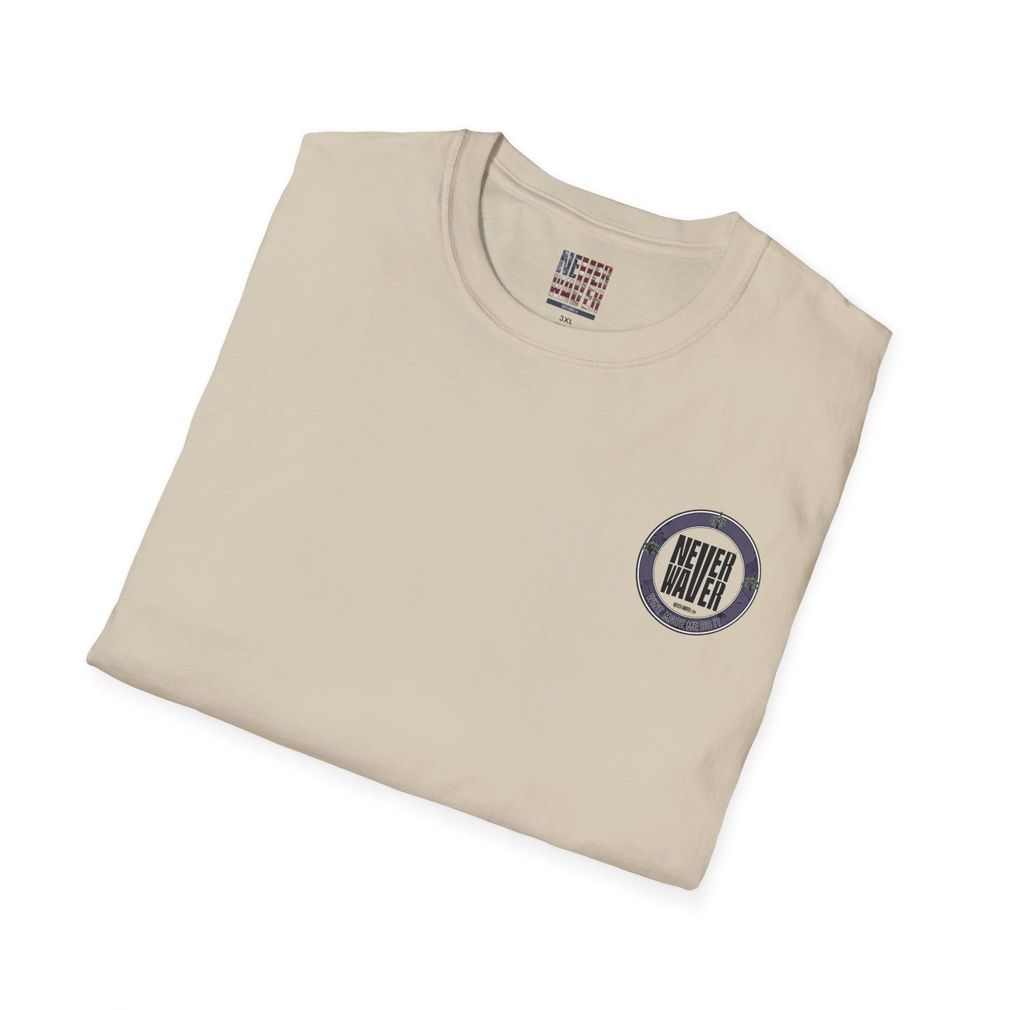 Never Waver Wine Made Me Do It Unisex Soft style T-Shirt - Never Waver