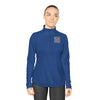 Never Waver Leopard Ladies Quarter-Zip Pullover - Never Waver