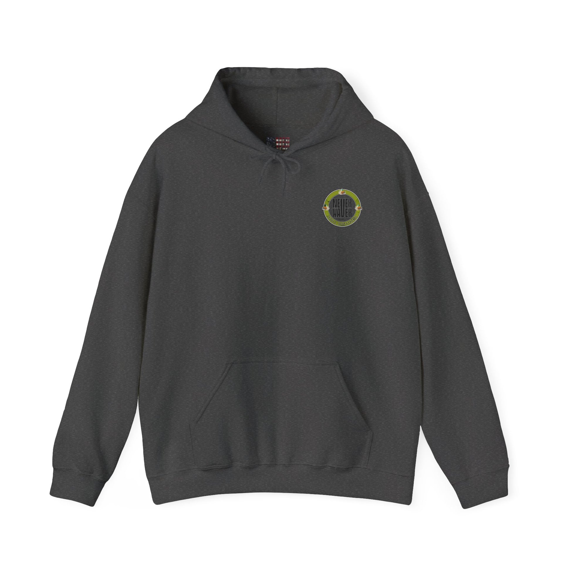 Eco-Friendly Unisex Hoodie: "Never Waver Tequila, Tacos, And Friends" - Never Waver