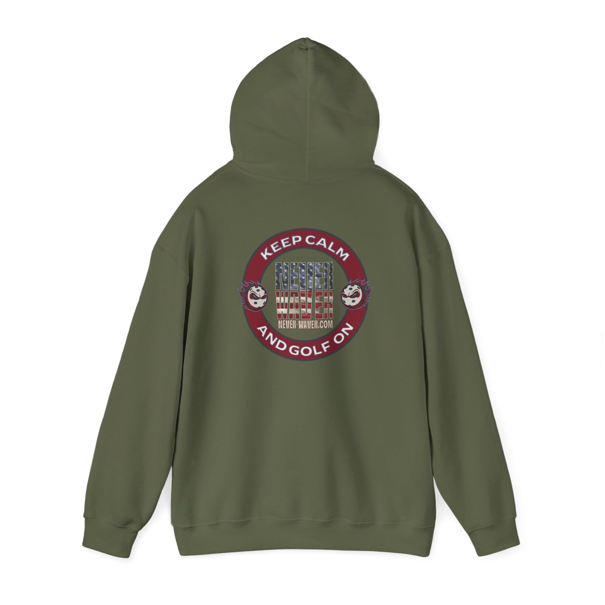 Never Waver Golf Hoodie - Unisex Heavy Blend™ Sweatshirt - Never Waver