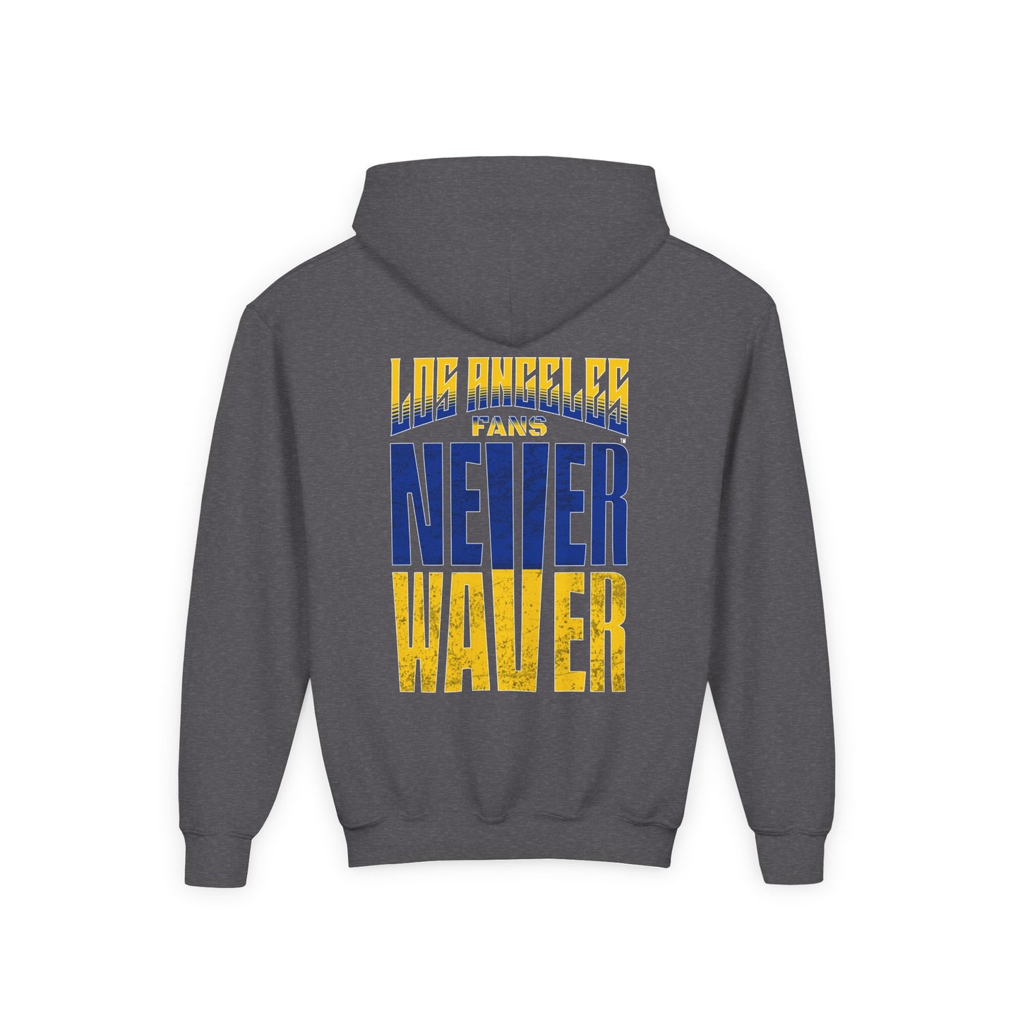Los Angeles  Fans Never Waver Youth Heavy Blend Hooded Sweatshirt