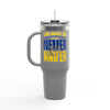 Los Angeles Fans Never Waver W-Leopard Football Insulated Travel Mug, 40oz - Never Waver