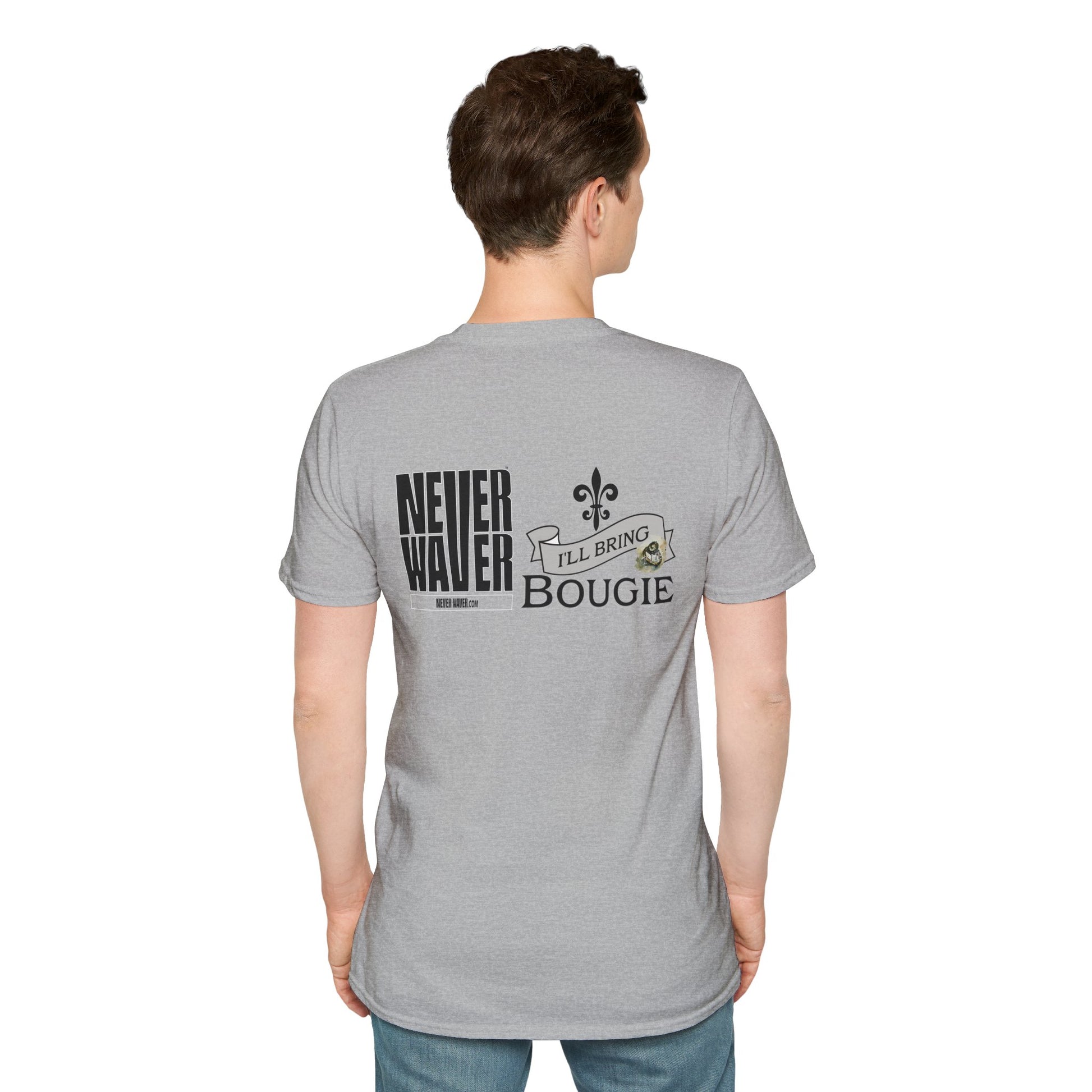 Never Waver I'll Bring The Bougie Unisex Softstyle T-Shirt - Never Waver