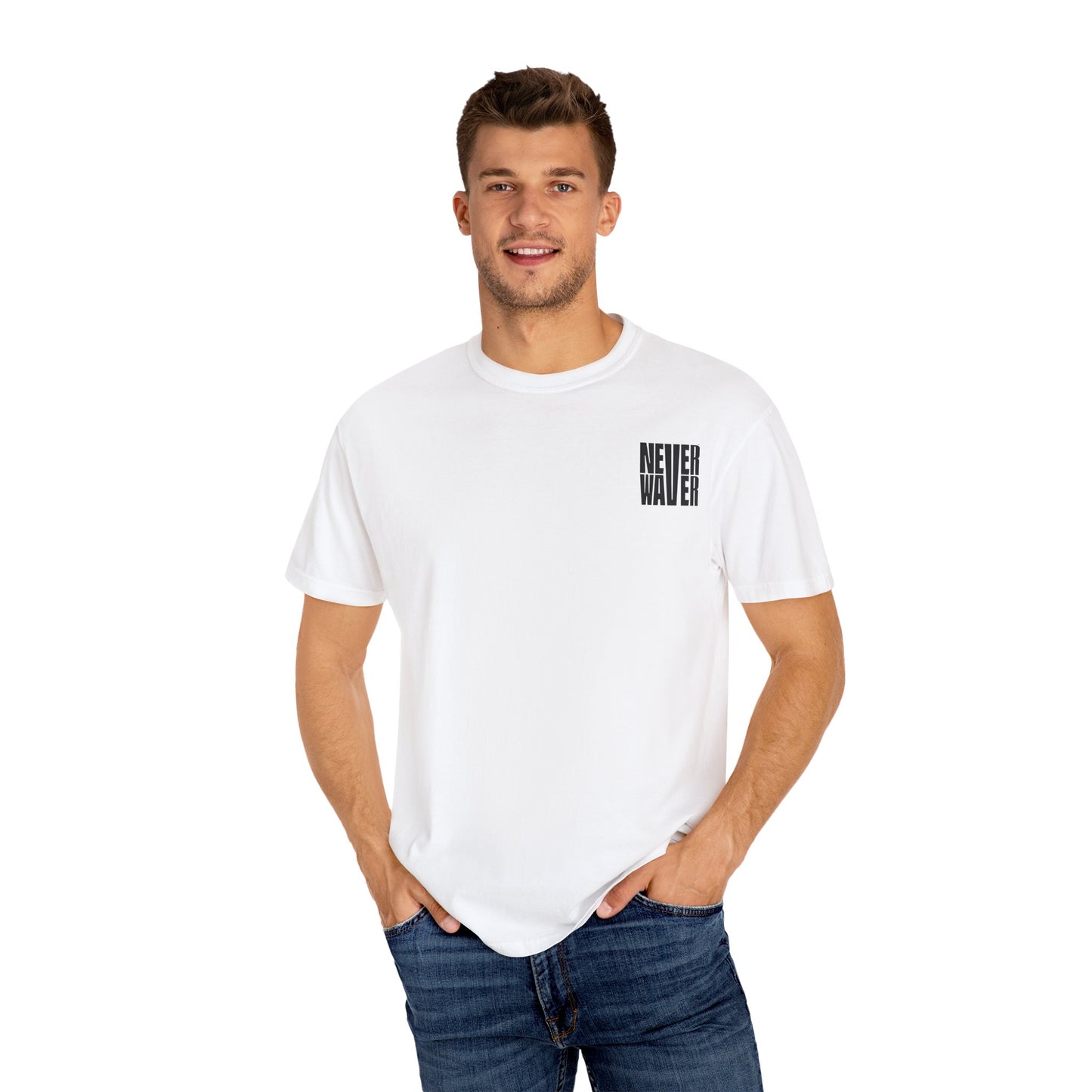 Unisex Garment-Dyed T-Shirt - 'Never Waver Mamacita Needs a Margarita' Design - Never Waver