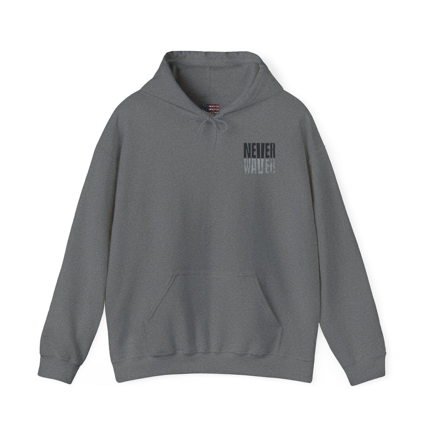 Las Vegas Fans Never Waver w Leopard Football Unisex Heavy Blend™ Hooded Sweatshirt - Cozy Oversized Style for Fans - Never Waver