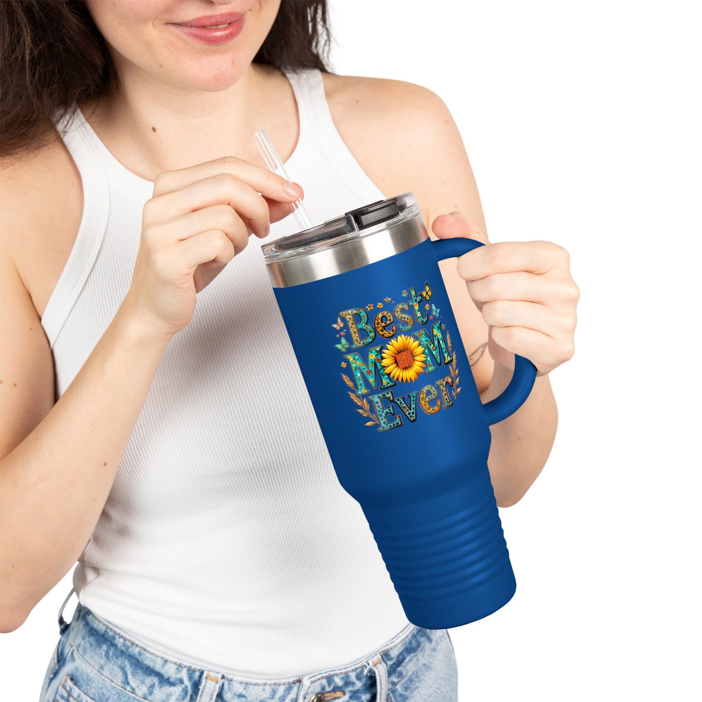Best Mom Ever Never Waver Insulated Travel Mug - Never Waver