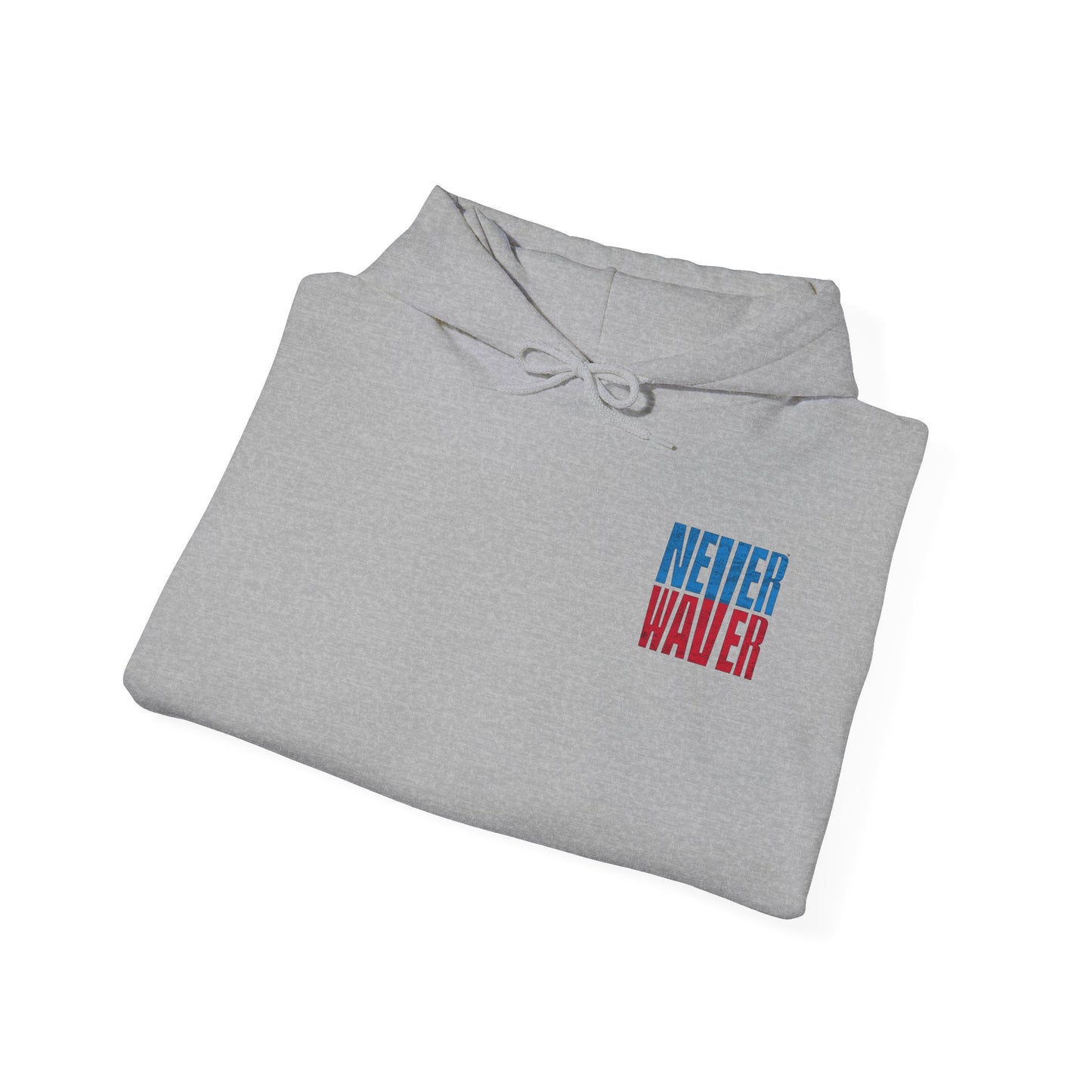 Unisex Heavy Blend™ Hooded Sweatshirt - 'Tennessee Fans Never Waver W Leopard Football' Casual Comfort for Team Fans - Never Waver