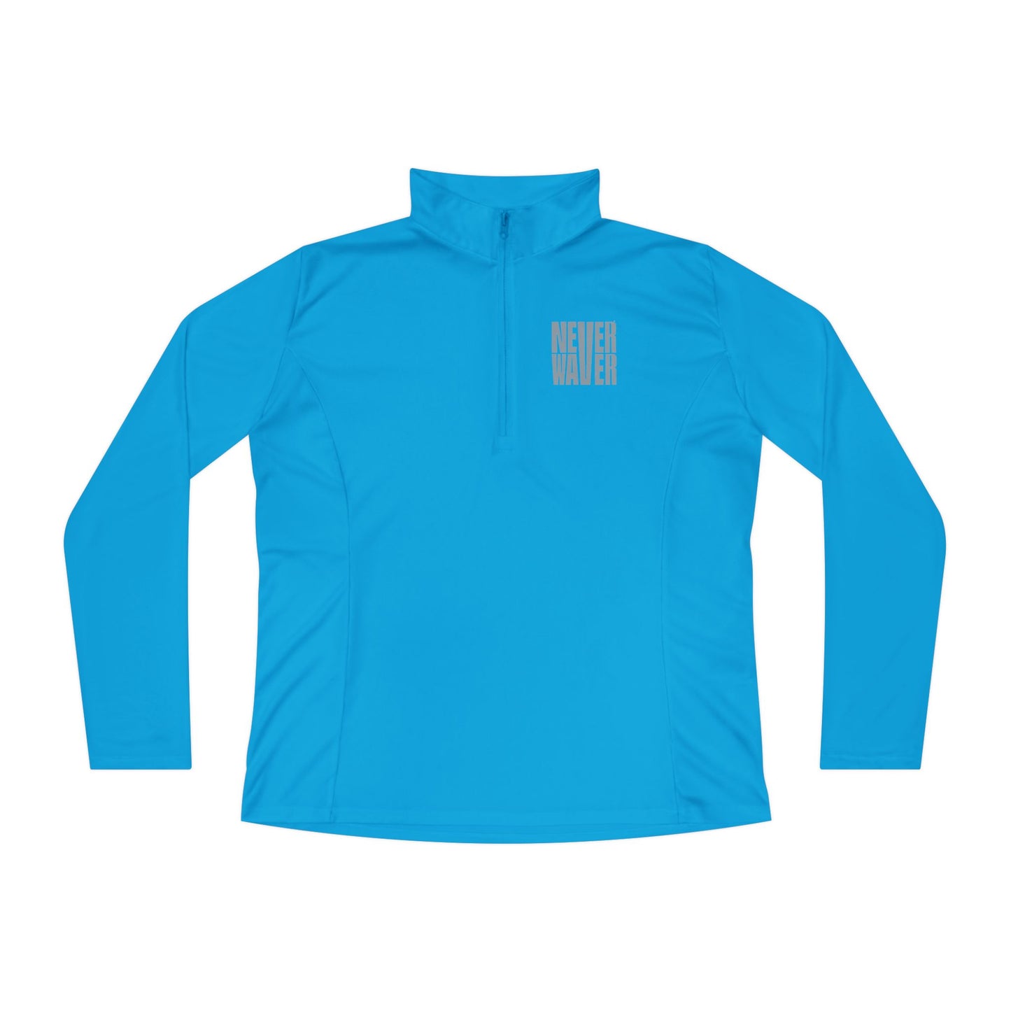 Ladies Quarter-Zip Pullover - Never Waver Activewear - Never Waver