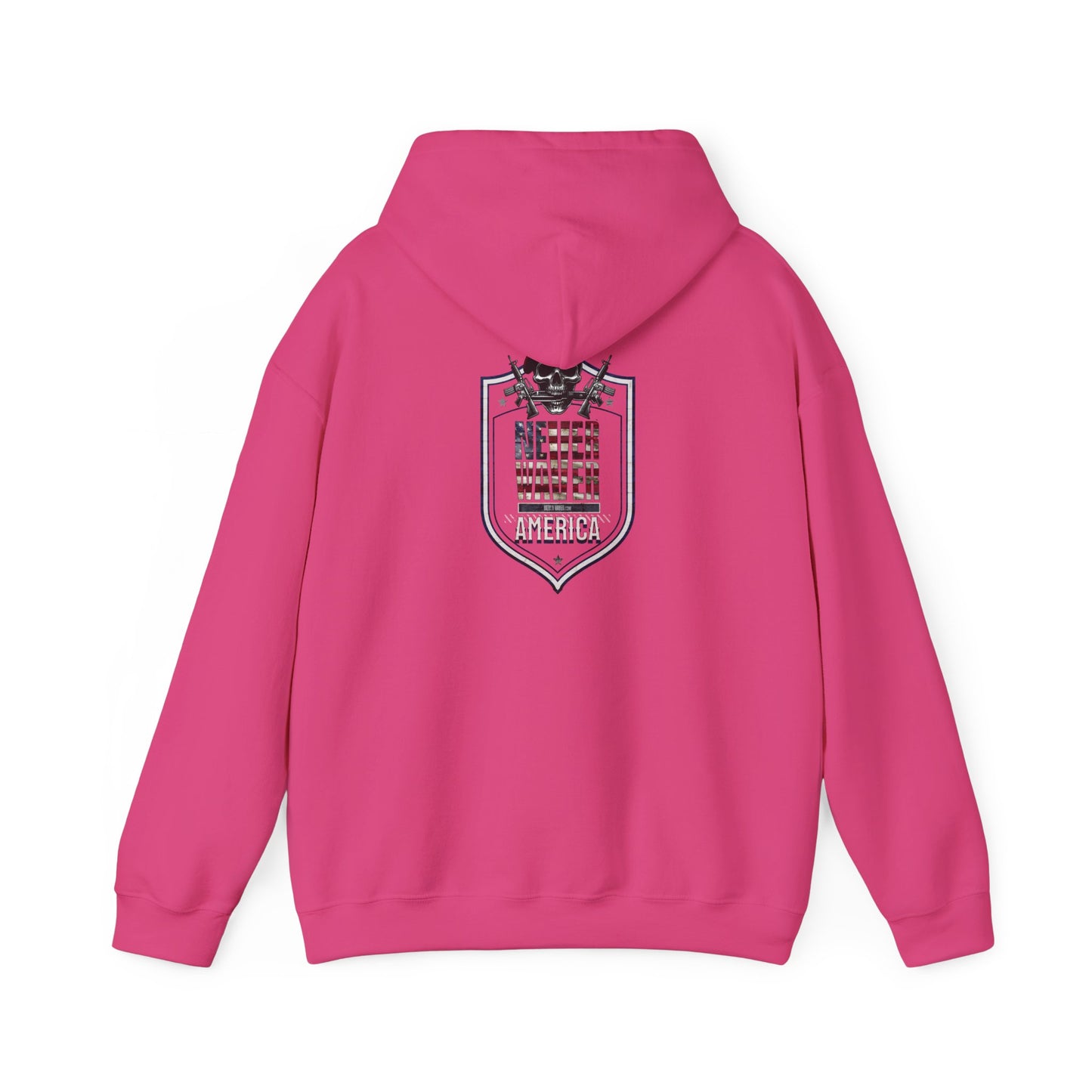 Never Waver Unisex Hooded Sweatshirt - Cozy Casual Wear for Everyday Comfort - Never Waver