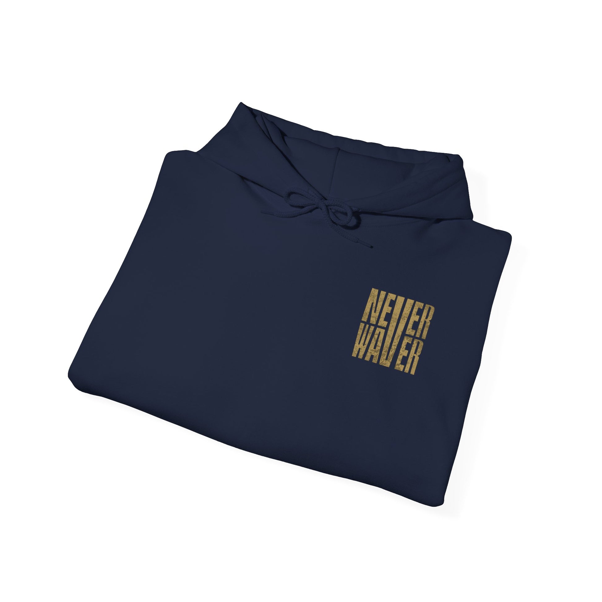 New Orleans Fans Never Waver Unisex Heavy Blend™ Hoodie - Motivational Sweatshirt for Fans - Never Waver