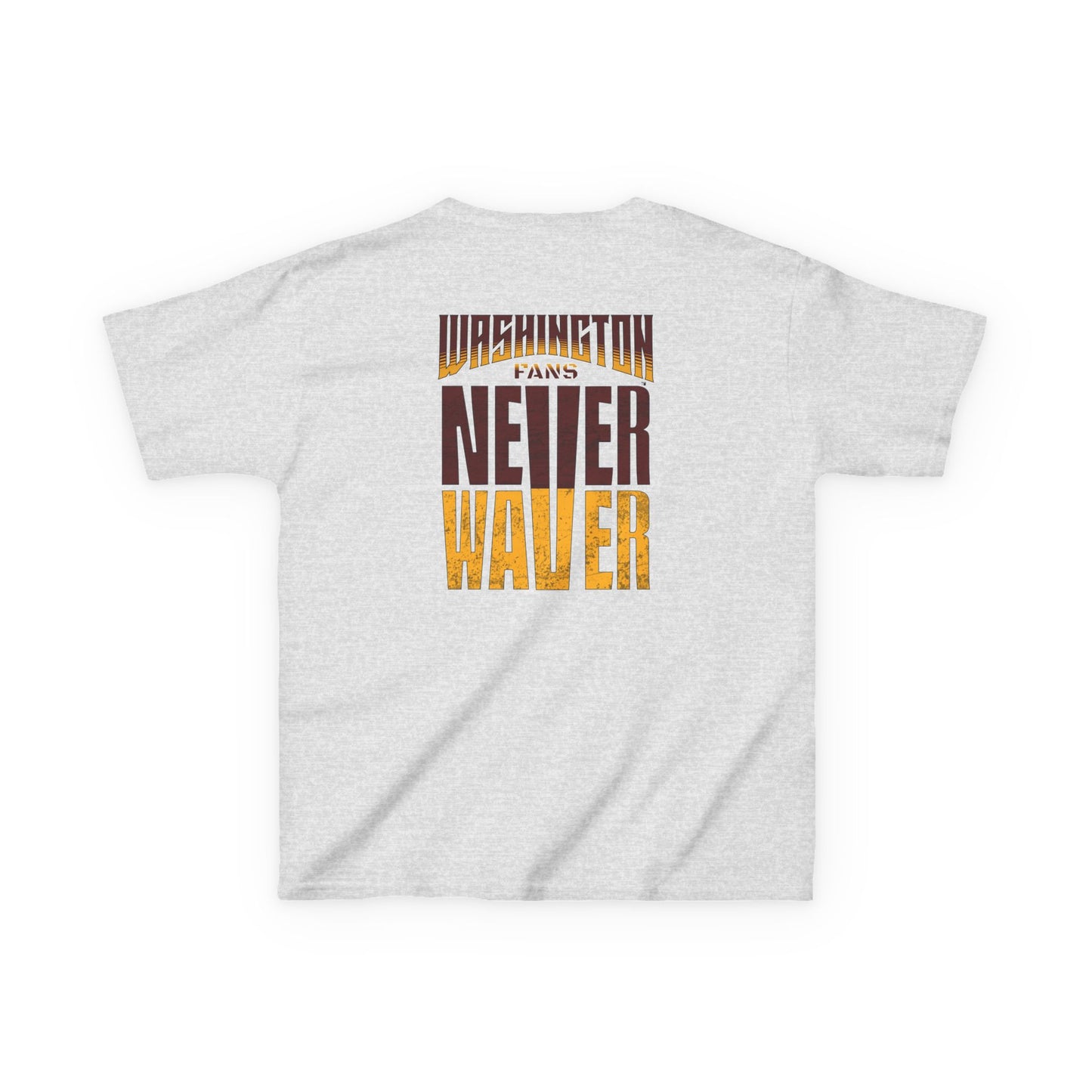 Washington Fans Never Waver Kids Heavy Cotton™ Tee - Never Waver