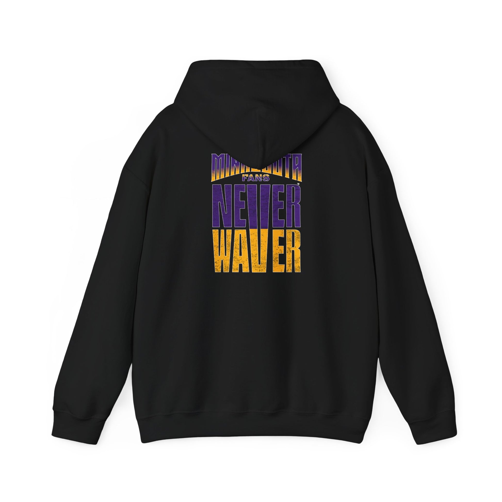 Unisex Heavy Blend™ Hoodie - "Minnesota Fans Never Waver" Design for Comfort and Motivation - Never Waver