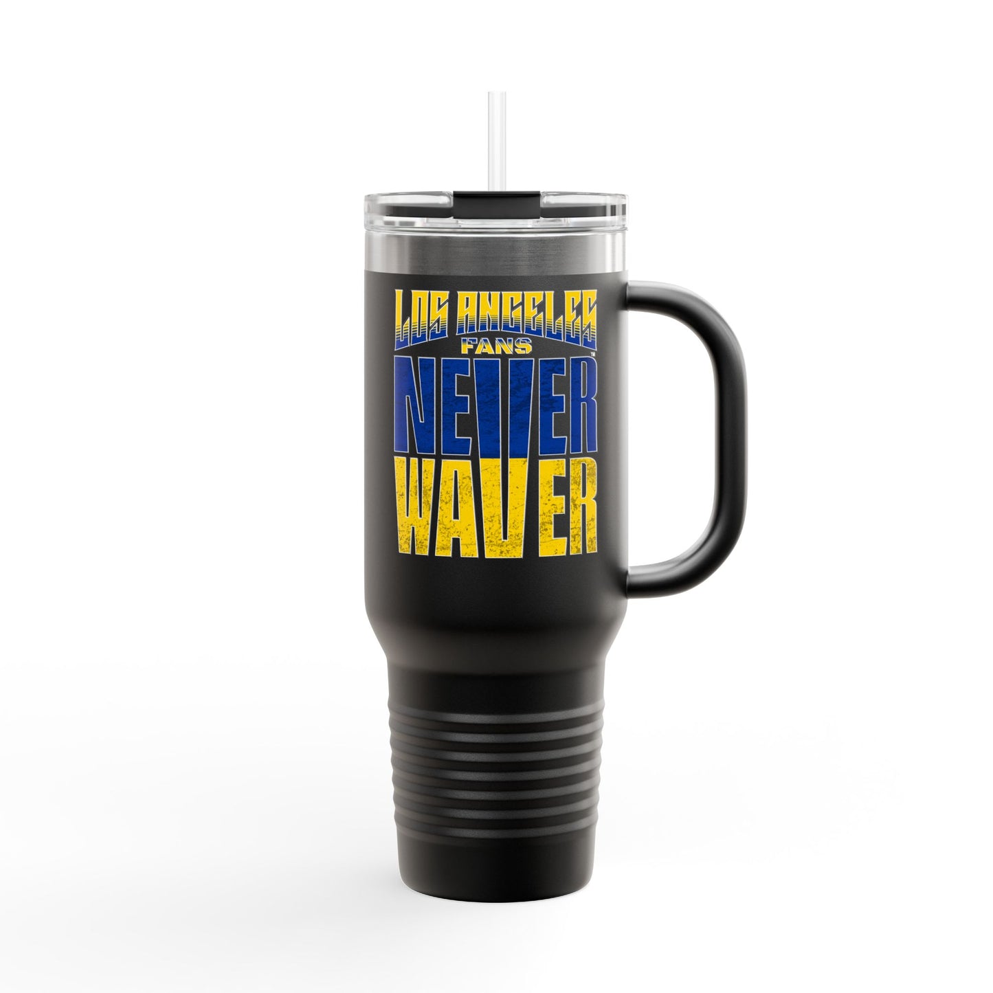 Los Angeles Fans Never Waver Insulated Travel Mug, 40oz - Never Waver