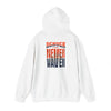 Unisex Heavy Blend™ Hooded Sweatshirt - Denver Fans Never Waver W Leopard Football Motivation - Never Waver