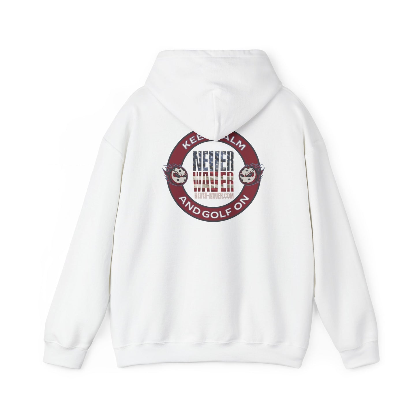 Never Waver Golf Hoodie - Unisex Heavy Blend™ Sweatshirt - Never Waver
