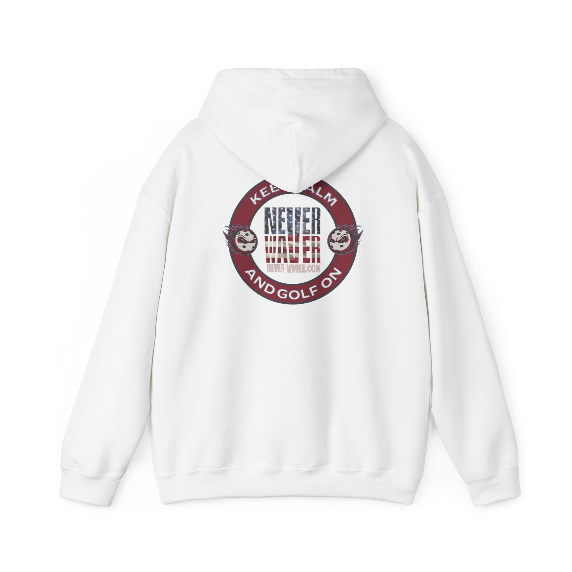 Never Waver Golf Hoodie - Unisex Heavy Blend™ Sweatshirt - Never Waver