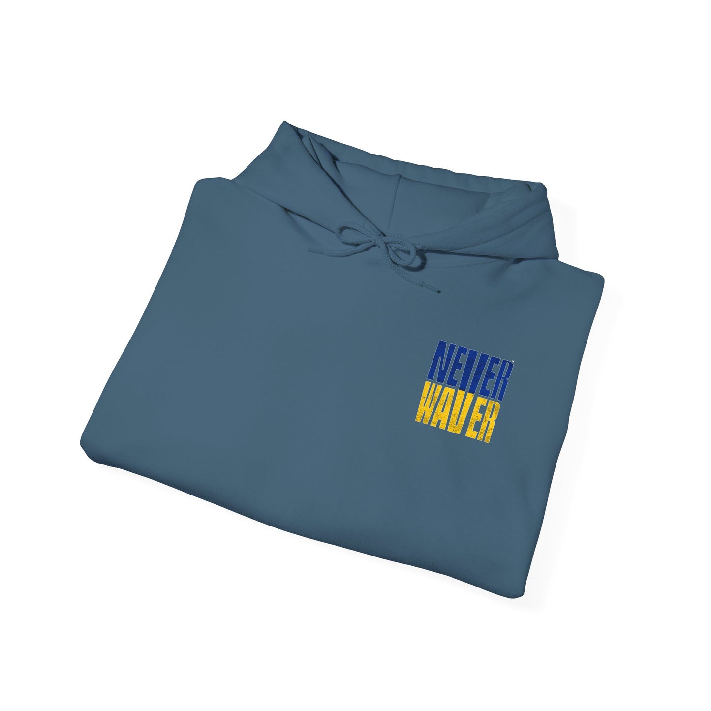 Inspired Unisex Heavy Blend™ Hooded Sweatshirt -Los Angeles Fans NEVER WAVER Graphic - Never Waver