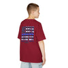Never Waver Back The Blue  Kids Heavy Cotton™ Tee - Never Waver