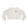 Never Waver Leopard Women's Cropped Fleece Pullover - Never Waver