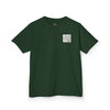 Kids Golf Tee -Never Waver” Jesus a bold, eye-catching design that reflects a steadfast faith and confidence in Christ. - Never Waver