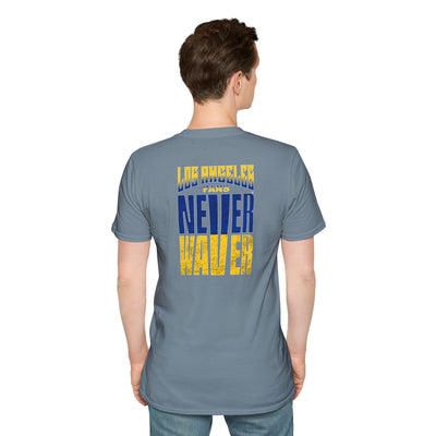 Los Angeles Fans Never Waver Unisex Softstyle T-Shirt - Never Waver