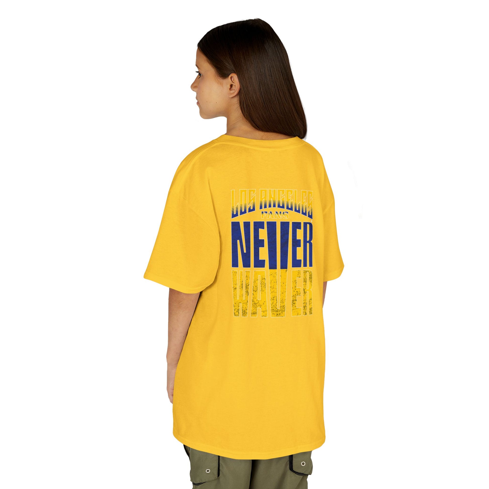 Los Angeles  Fans Never Waver Kids Heavy Cotton™ Tee - Never Waver