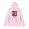Patriotic Unisex Heavy Blend™ Hoodie - 'Never Waver Like This Mom' - Never Waver