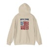 Unisex Heavy Blend™ Hoodie - 'New York Fans Never Waver' American Flag Design - Never Waver