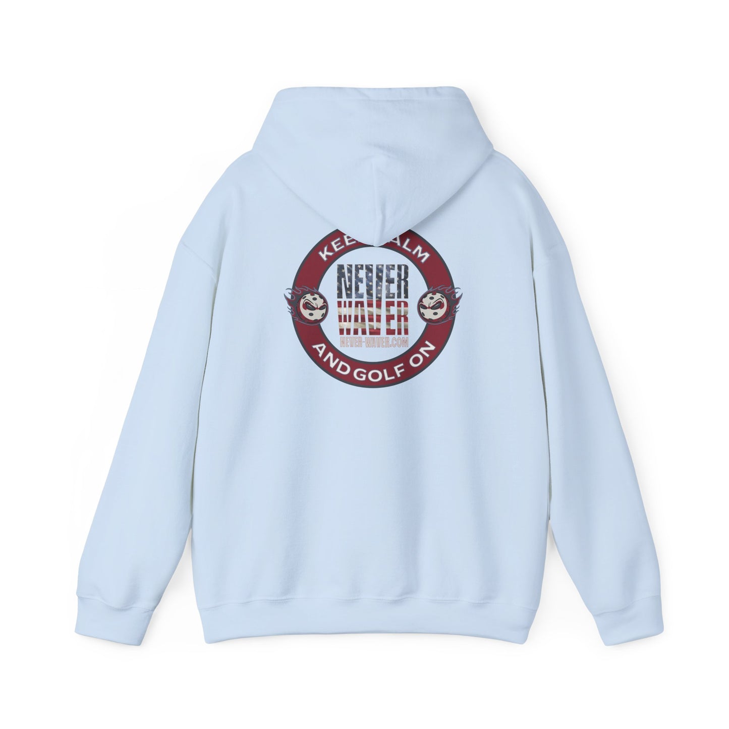 Never Waver Golf Hoodie - Unisex Heavy Blend™ Sweatshirt - Never Waver