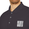 Unisex Never Waver Performance Polo Shirt - Activewear, Gym, Sports, Casual, Gift for Him/Her, Comfortable Fit - Never Waver