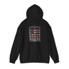 Patriotic Unisex Heavy Blend™ Hooded Sweatshirt - 'America Never Waver' - Never Waver