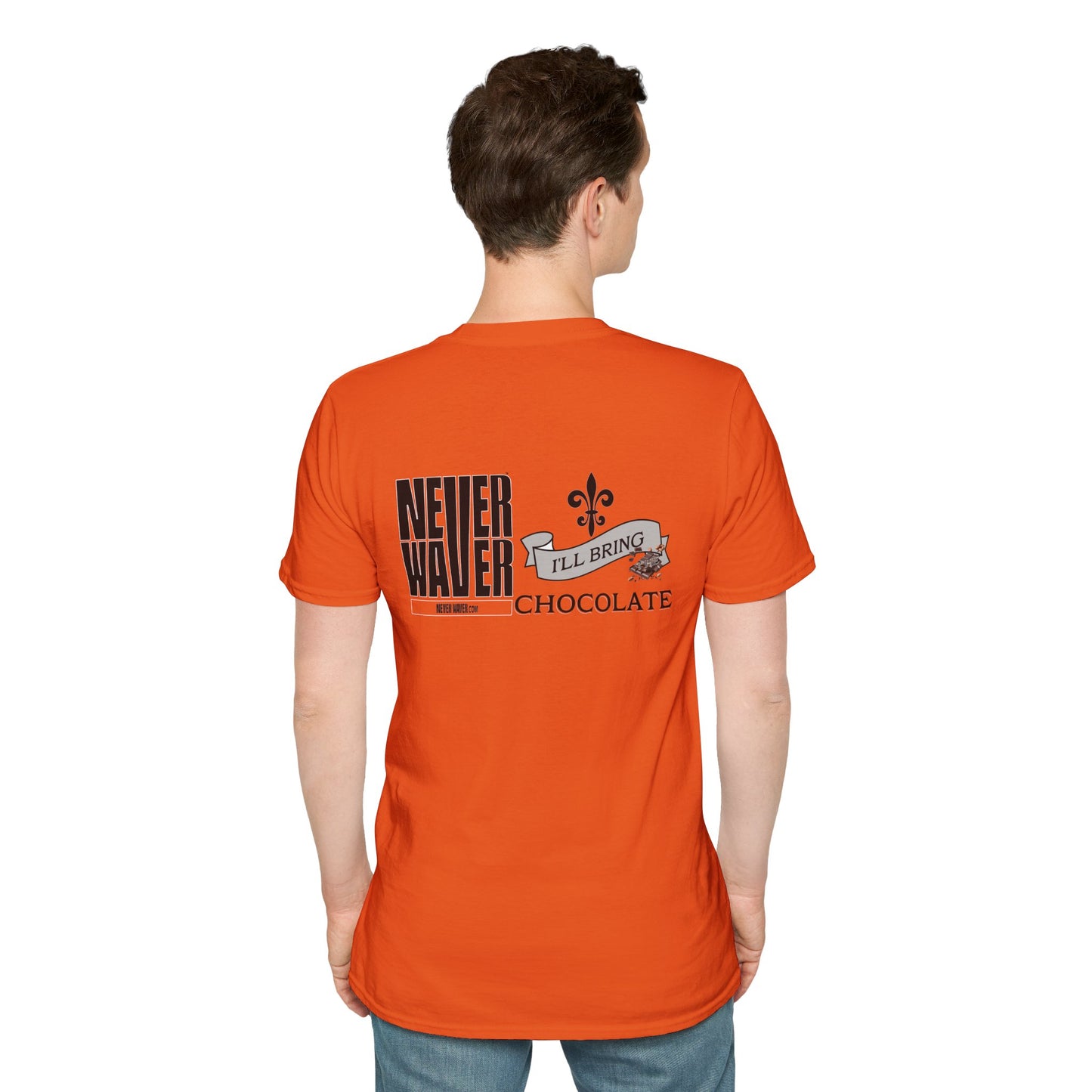 Never Waver I'll Bring The Chocolate Unisex Softstyle T-Shirt - Never Waver