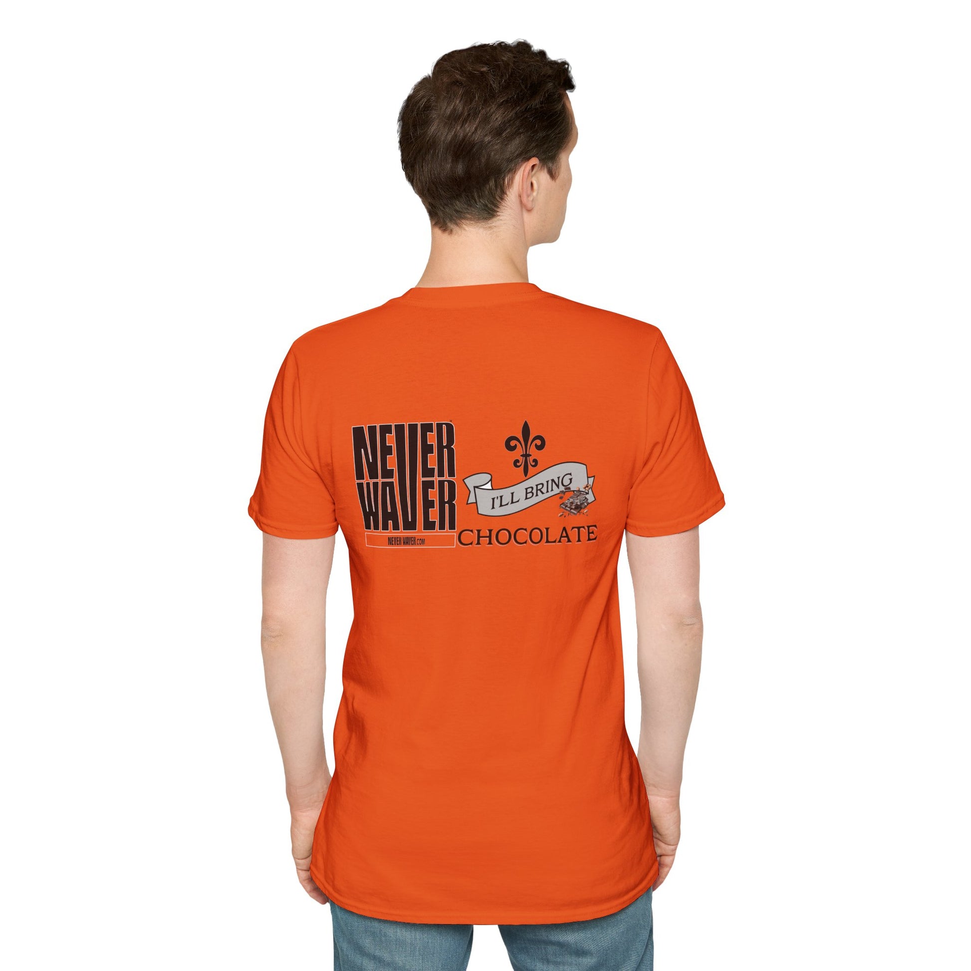 Never Waver I'll Bring The Chocolate Unisex Softstyle T-Shirt - Never Waver