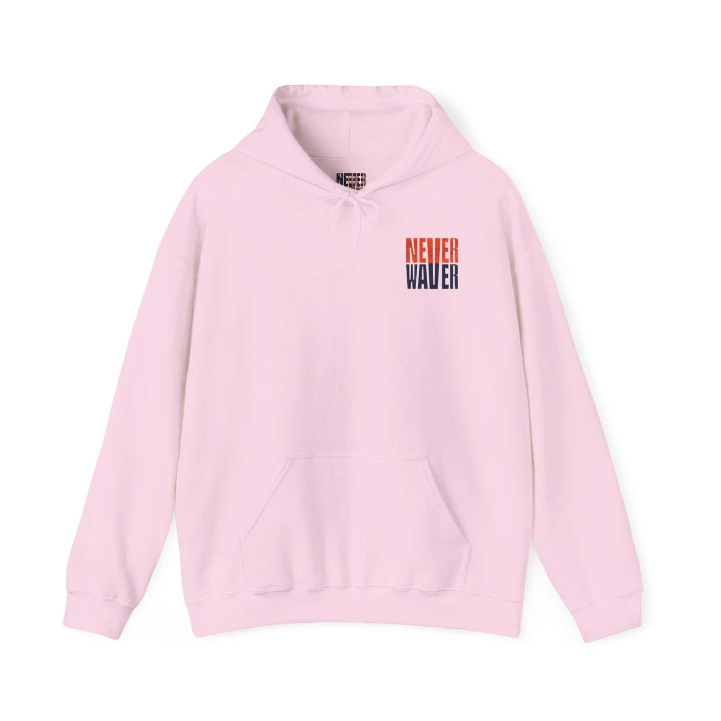 Unisex Heavy Blend™ Hooded Sweatshirt - Denver Fans Never Waver W Leopard Football Motivation - Never Waver