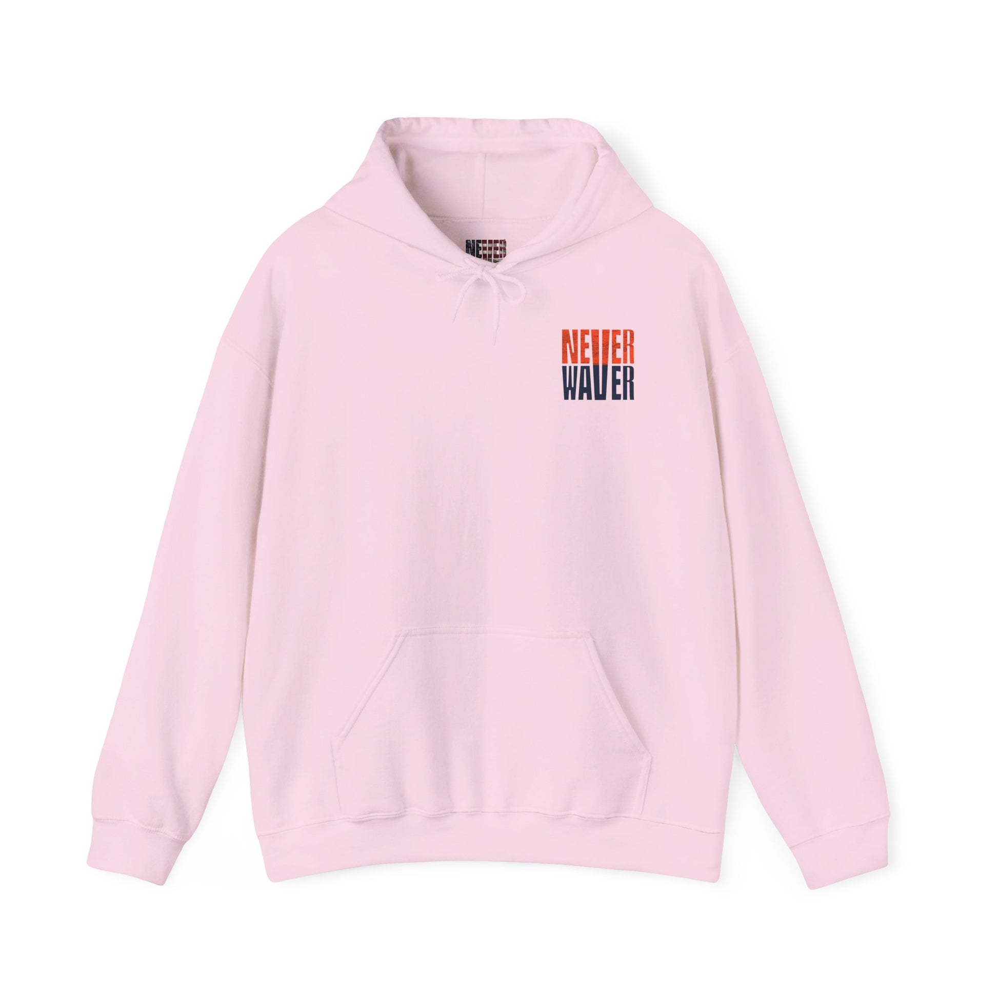 Unisex Heavy Blend™ Hooded Sweatshirt - Denver Fans Never Waver W Leopard Football Motivation - Never Waver